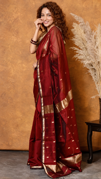 Premium Maheshwari Silk Cotton Sarees