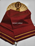 Premium Cotton Sarees with Checks Pattern vol-5