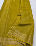 Premium Fancy Georgette Sarees with Self Colour with Butta Design Blouse