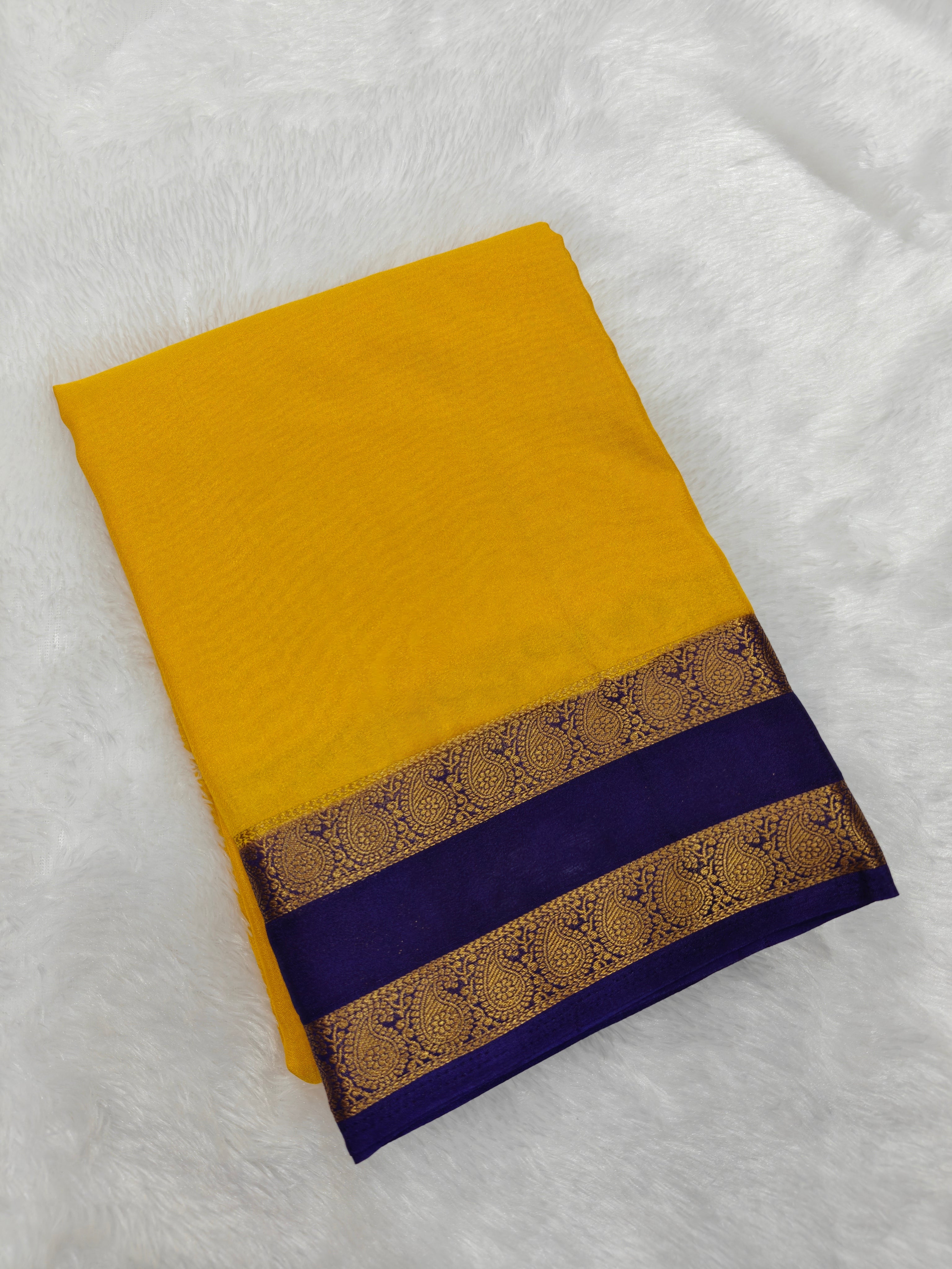 Crepe Plain 2 Side Mango