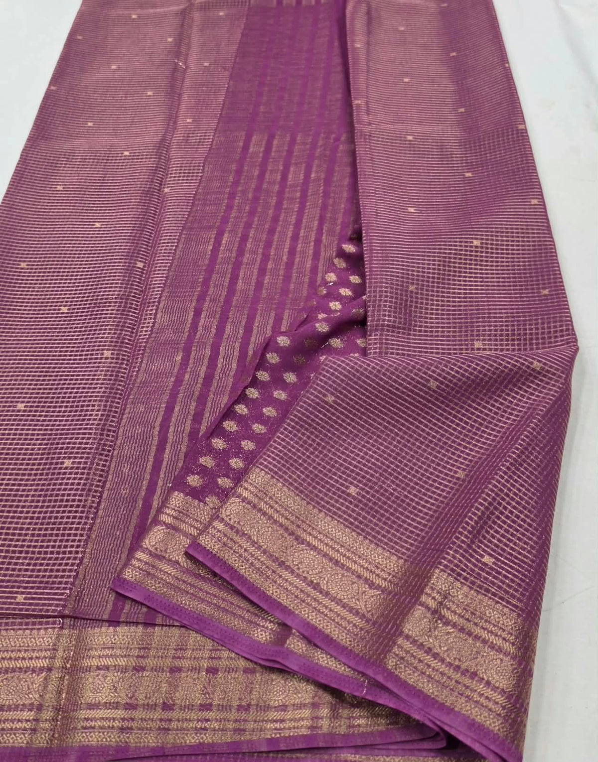 Premium Fancy Georgette Sarees with Self Colour with Butta Design Blouse
