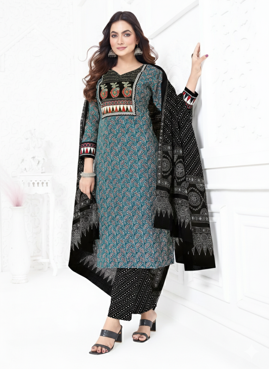 Premium Cotton Kurti Set