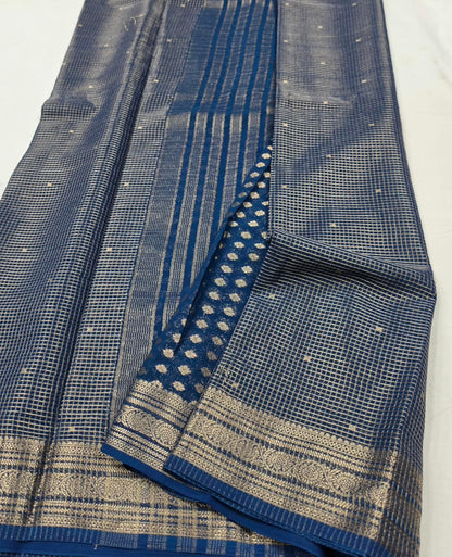 Premium Fancy Georgette Sarees with Self Colour with Butta Design Blouse