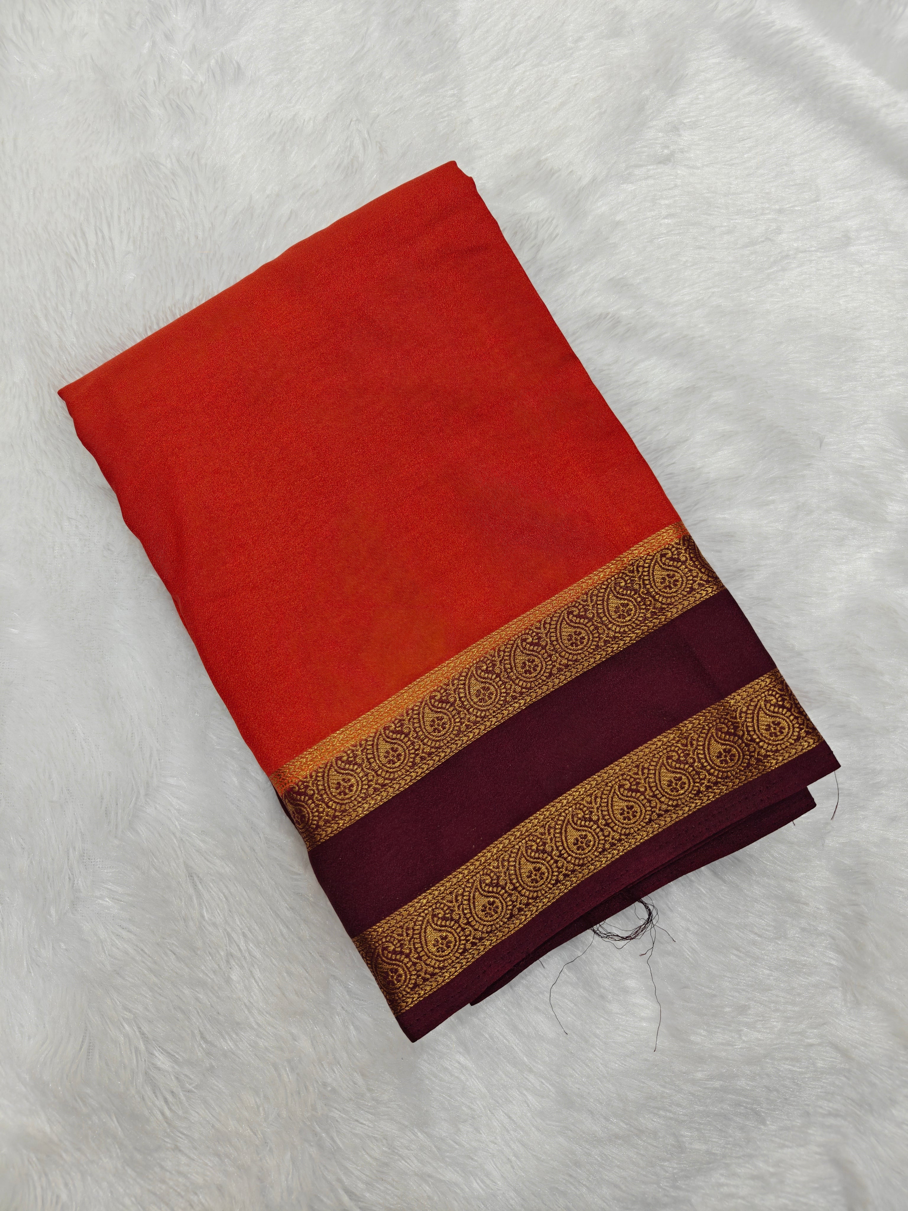 Crepe Plain 2 Side Mango