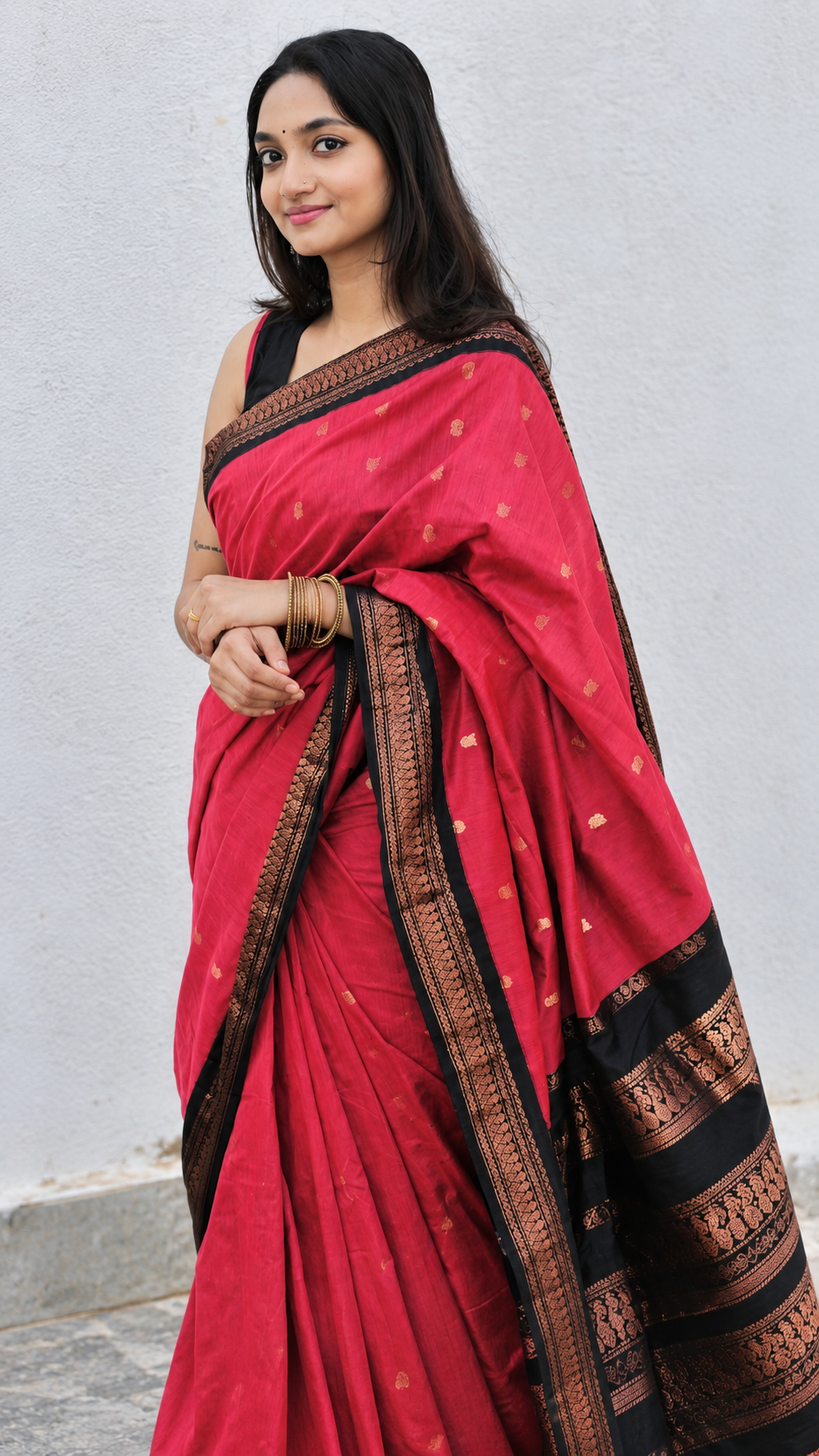 Premium Kalyani Cotton Sarees with Zari Border and Rich Pallu