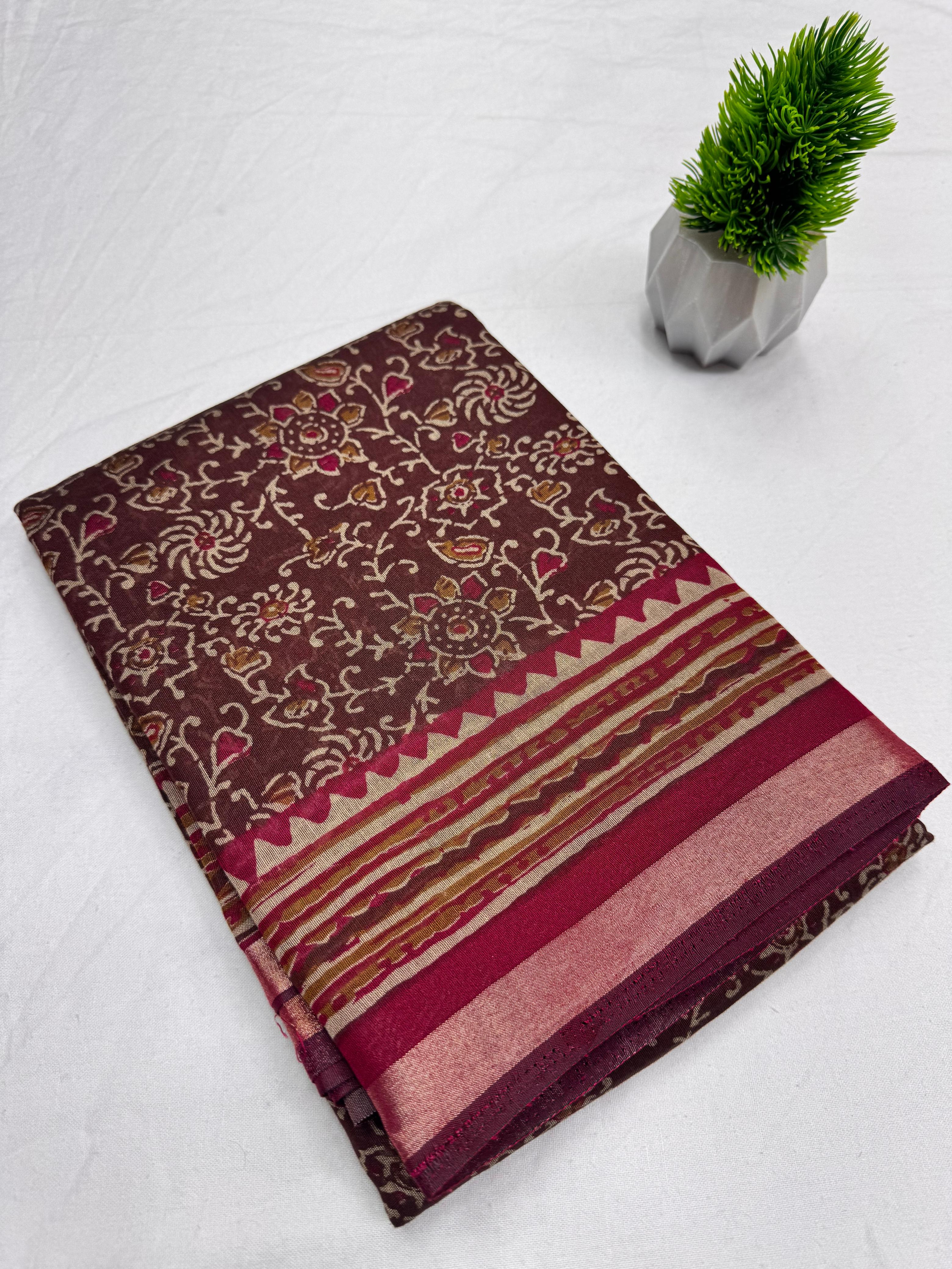 Mul Cotton Viscose kalamkari