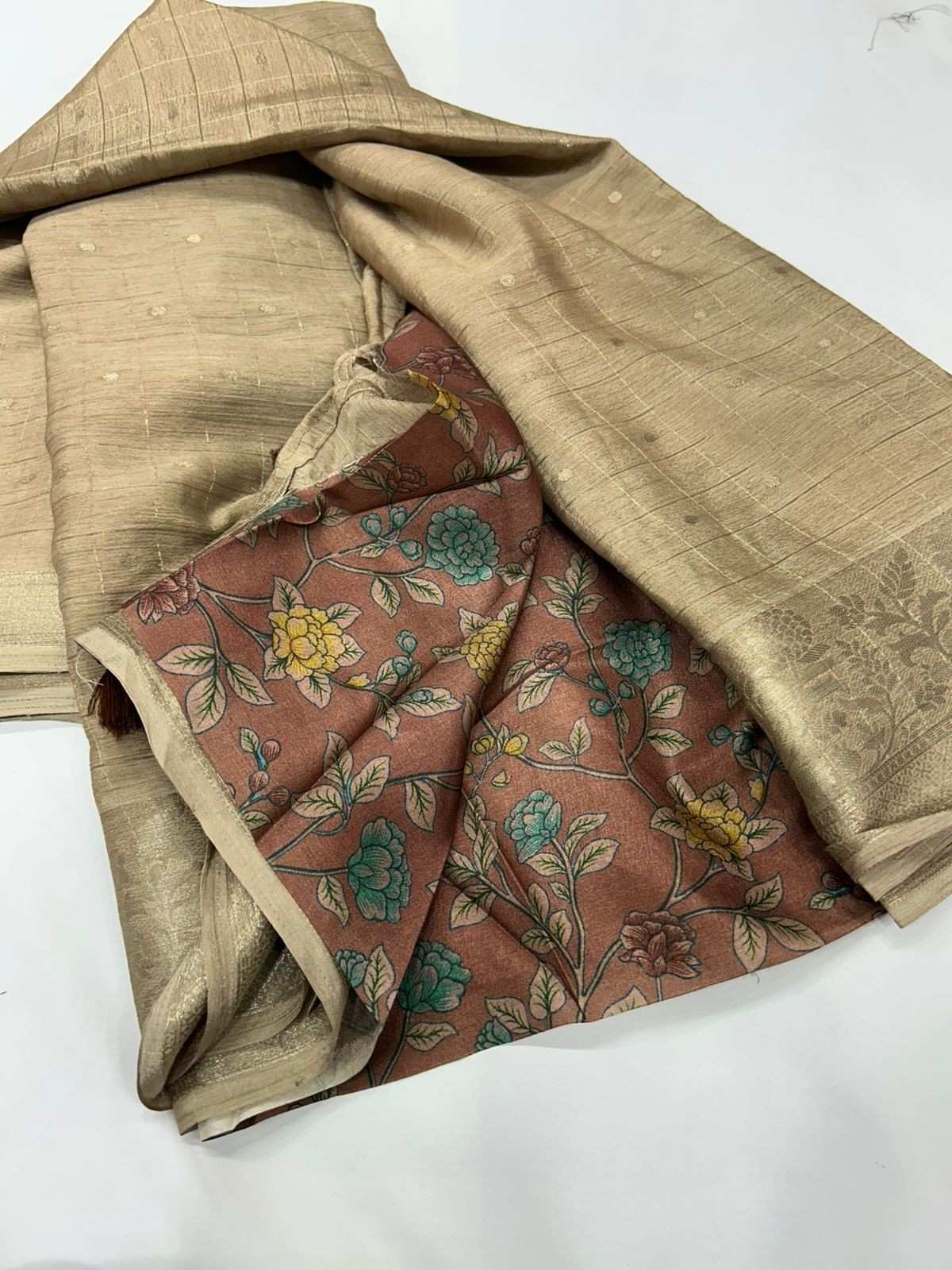 Premium Chiffon Fancy Saree with Digital Print Blouse