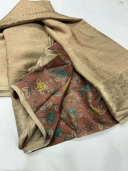 Premium Chiffon Fancy Saree with Digital Print Blouse
