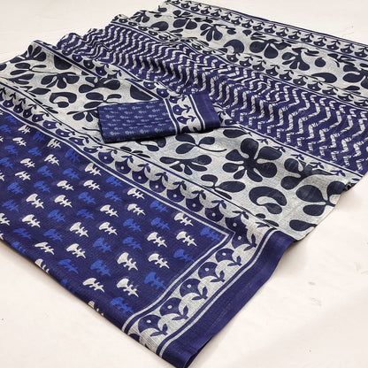 Kota Doriya with Beautiful Designer Print and Pallu