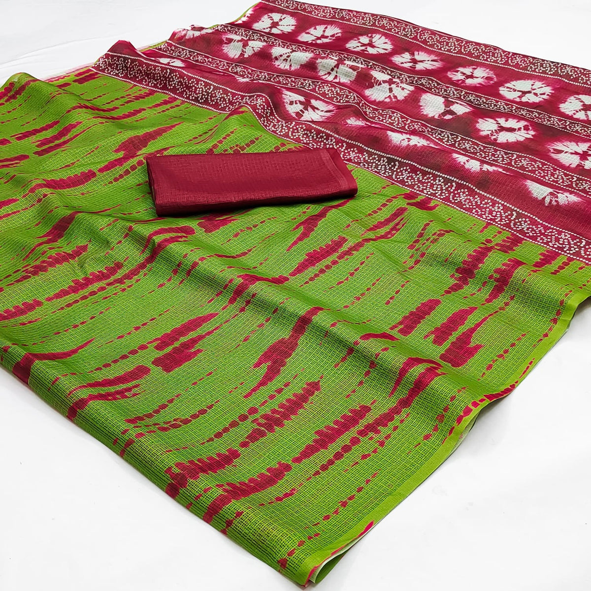 Kota Doriya with Beautiful Designer Print and Pallu