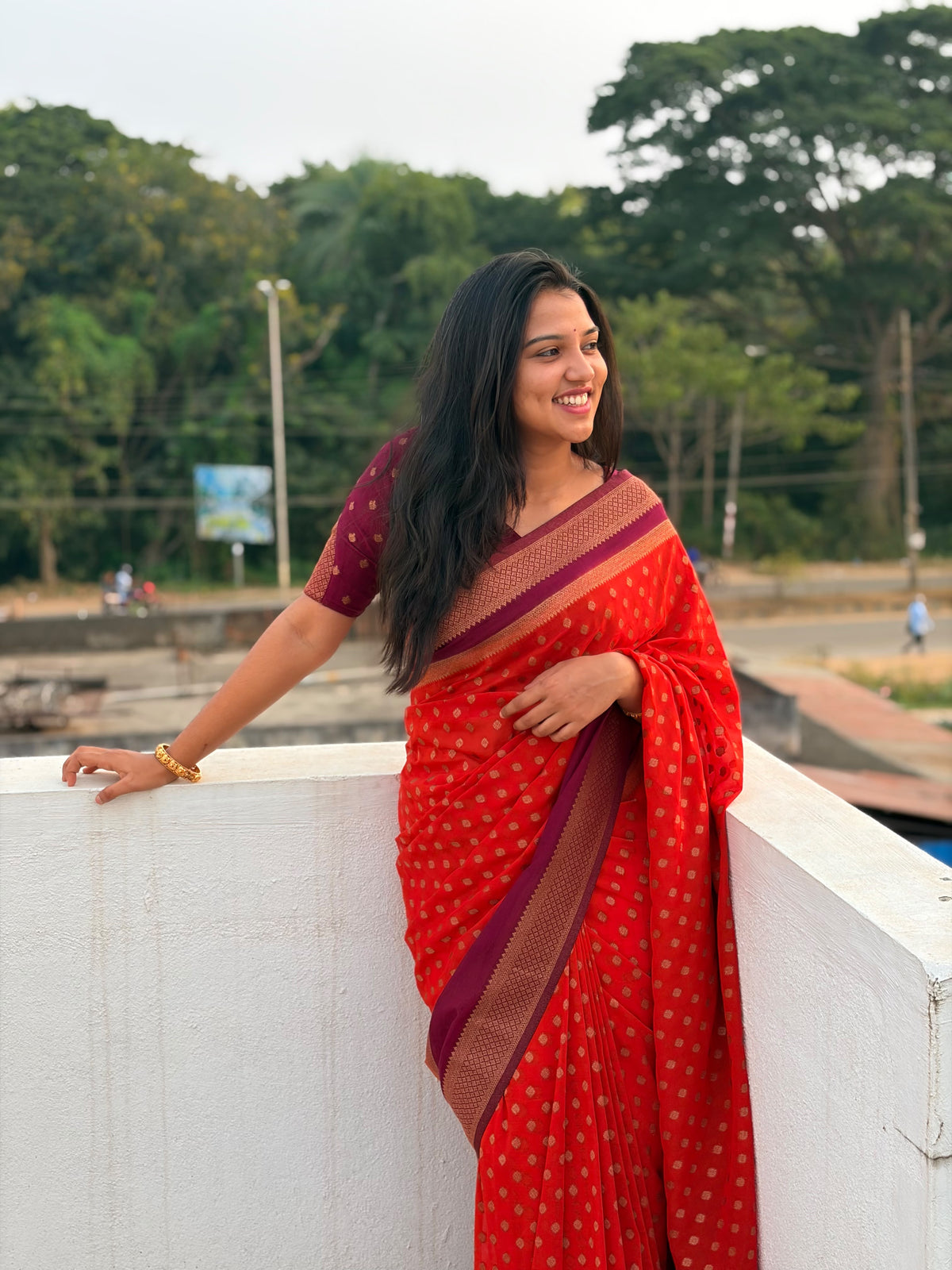 Premium Banarasi Semi Khaddi Georgatte saree