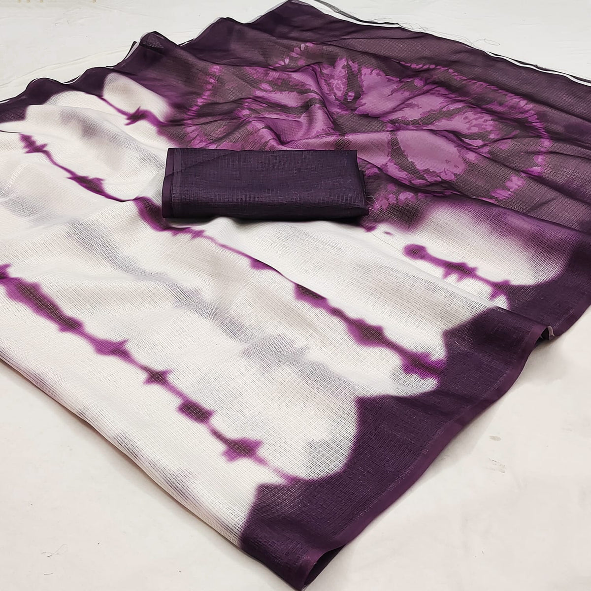Kota Doriya with Beautiful Designer Print and Pallu